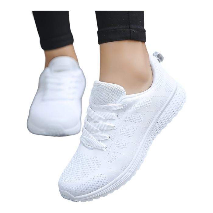 Breathable Walking Mesh Flat Sneakers