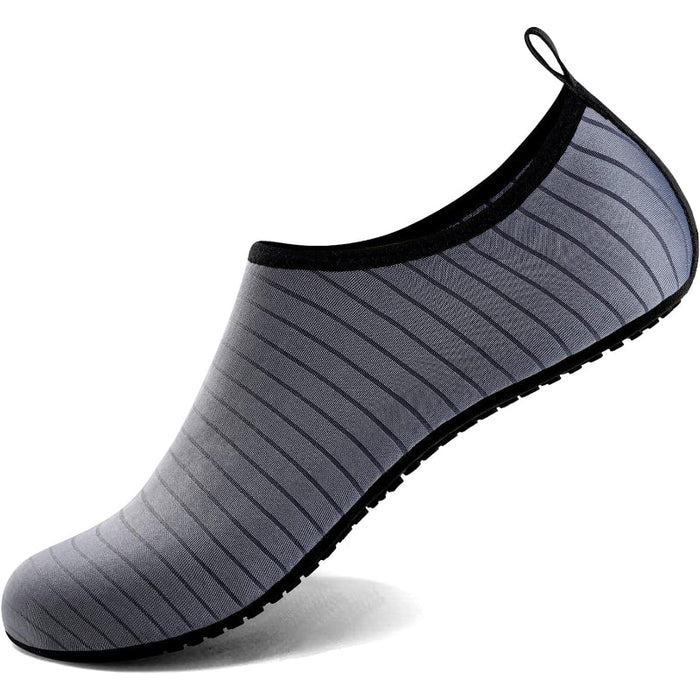 Sleek Striped Aqua Unisex Shoes